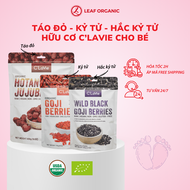 BỘ QUÀ TẶNG TÁO ĐỎ KỶ TỬ HỮU CƠ CLAVIE - Leaf Organic HCM
