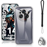 Case for OUKITEL WP35/WP35S/WP35 Pro, TPU Protective Case,Stand Function,Adjustable Bracket,Anti-Dro