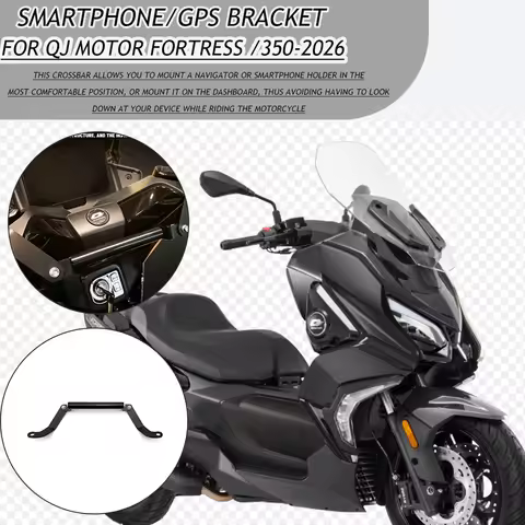 2026+Motorcycle Mobile Phone Mount For QJ Motor Fortress 350 / Fort 350 EVO Handlebar Bar Extensions
