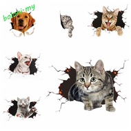 [COD] Simulation Cats Car Sticker, PVC 3D Cat Car 3D Cat Stickers, Car Accessories Funny Waterproof 