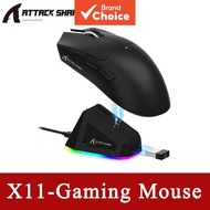 ATTACK SHARK X11 Wireless Gaming Mouse – PAW3311 Tri-Mode E-Sports Gift Tetikus Permainan Tanpa Waya