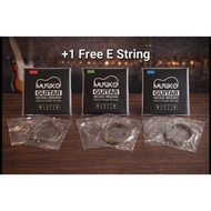 Musiko Strings 1046, 946, 942 for Electric Guitar (free high E string) (Nickel Wound)