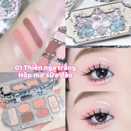 Bảng Phấn Mắt Flower Knows Swan Ballet Sáu Màu Sắc Hiệu Ứng Mịn Màng Lâu Trôi 6.5g