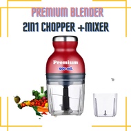 Chopper Blender Mixer Masher Juicer/Pengisar Pengadun Capsule Cutter Spin DESSINI ITALY 900mL