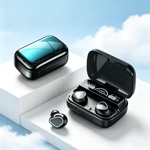 TWS Bluetooth headset M10 hands-free LED Dispay headset Bluetooth HiFi stereo music wireless earplug