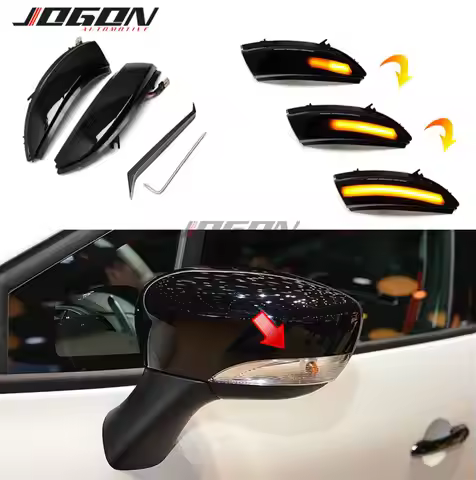 LED Dynamic Side Mirror Indicator Sequential Light For Renault KAPTUR CAPTUR J5 H5 Clio IV MK4 Zoe Z