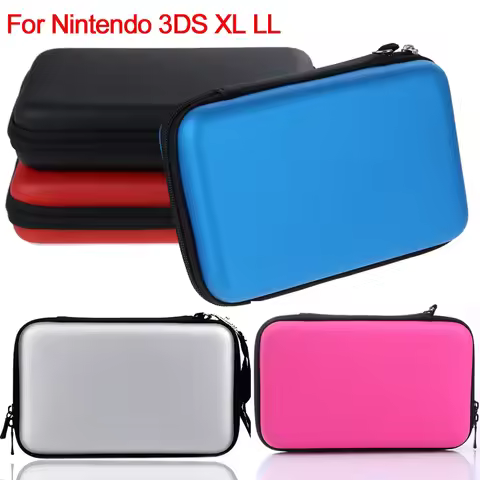 Hard EVA Carrying Case Bag Pouch for Nintendo 3DS XL LL Console Protective Protective Film with Hard