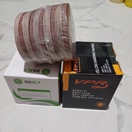 1BOX AMPLAS BULAT TEMPEL AMPLAS KAYU 4 INCHI BULAT