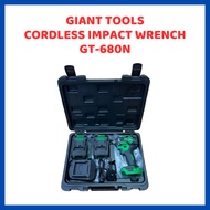 Giant Tools 1/2" Drive 21V Cordless Impact Driver / Cordless Impact Wrench / GT-680N & GT-1100N (2 B