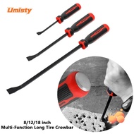 UMISTY Long Tire Crowbar, Removal Hand Tools 8/12/18 inch Tire Replacement Tool, CV-R 30° Car Pry Ba