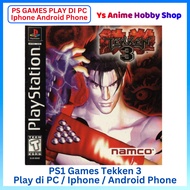 【PS1 Game Main di Komputer IPHONE ANDROID 】Playstation 1 tekken 3 battle fighter game pc phone games