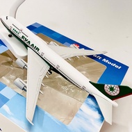 Taiwan Airlines Civil Aircraft (EVA Air Boeing 747) Scale 1:400 Aviation Collectible Gift