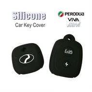 Perodua Myvi Alza Viva Silicone Remote Car Key Case Cover - Condom kunci kereta
