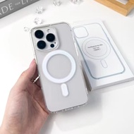 Express Delivery Clear Case For iphone 17 air pro promax Wireless Charging Tpu Magnetic Shockproof 1