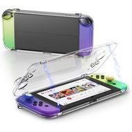 Transparent Case for Switch OLED, Portable Dust-Proof Protective Box Compatible with Nintendo Switch OLED