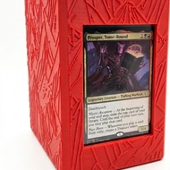 MTG Commander EDH Deck Box Triple Sleeve Magnetic Lid Toploader