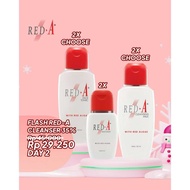 Package 2 Red-A Milk Cleanser 125 ML, 2 Red-A Face Tonic 125 ML, 2 Red-A Moisturizer 30 ML Red a Cos
