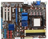 華碩M4A78 PRO AM3+全固態電容高階整合型主機板、ATi HD3200顯示、音效、網路、雙通、DDR2RAM