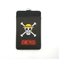 Anime One Piece Mugiwara Pirate Flag Ezlink Card Holder with Keyring