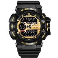 SMAEL Men's Fashion Outdoor Dual Time Water Resistant Hybrid Man Digital Sports Watch SWTH-058