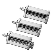 [GVODE] 3-Piece Pasta Roller and Cutter Set for KitchenAid Stand Mixers,Stainless Steel