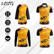 Axelent Prints Grunge Yellow Style yellow jersey custom name long sleeved long sleeve viral spread
