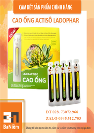 Cao Atiso nước dạng ống uống tuýp 10ml Actiso Ladophar Đà Lạt