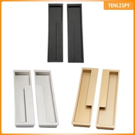 [tenlzsp9] 2x Zinc Alloy Cabinet Flush Pulls Recessed Sliding Door Handles Sliding  Finger Pulls - 1