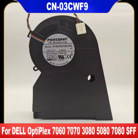 03CWF9 New Original For Dell OptiPlex 7060 7070 3080 5080 7080 SFF Laptop Cooling Fan Cooler Fan 3CW
