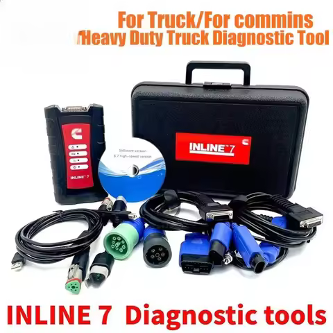 For Cummins INLINE 7 INLINE Data Link Adapter Cummins Truck Diagnostic Tool With Cummins Insite 8.7 