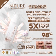 Npure Paket Skin Care Licorice Milky Spotlight Toner Light Up Brightening Pad Creamy Bring The Light