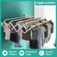 Nanjiren Jemuran Dinding Stainless Steel Jemuran Tempel Dinding