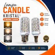 CAHAYA & LED CANDLE LAMP DECORATIVE LAMP BULB FITTING E27 AND E14 18W 3 COLORS CORN LAMP/ 3 COLOR LA