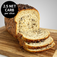 Keto Low Carb Everything Grain Bread Loaf | 600g | 2.5g Net Carbs Per Slice