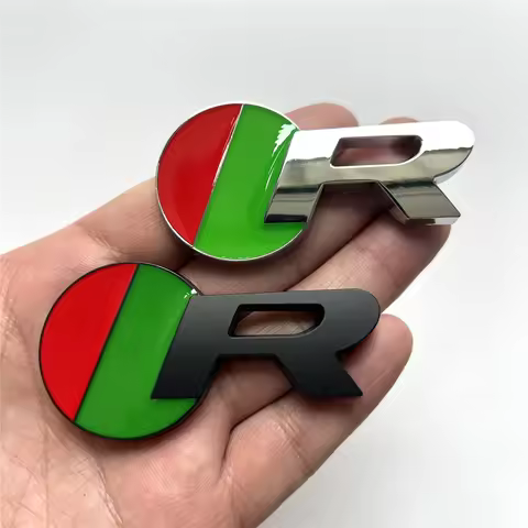 3D Metal R Car Sticker Emblem Auto Badge Decal For XF XE F-TYPE F-PACE Car Accessories