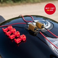 2 Pack 25W 50W Aluminum Power Resistors 5ohm 6ohm 8ohm 10ohm 24ohm 50ohm 100ohm for Car Indicators