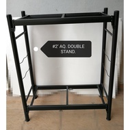 Aquarium Double Stand for 2feet Aquarium Tank [2Kaki]