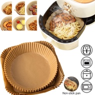 【Rm0.15/1PC】Air Fryer Disposable Baking Papers Non-Stick Steamer Round Parchment Paper Liners Kitchen Accessories