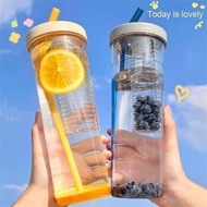 （High-end cups） 700ml Filter Water Cup Dry Wet Separation Water Cup For Juice Tea Outdoor Sports Water Cup Drinking Bottle With Foldable Straw
