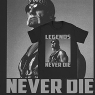 Bercetak Grafik Hulk Hogan RIP Mengingati T Shirt Legenda Gusti Untuk Baju-T Kapas Uniseks 100% Paka