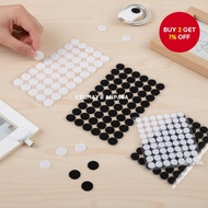 Round Gecko Adhesive Pads in White Black Clear Sizes 1 15 2 25 3cm for Educational Tools Waterproof 
