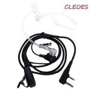 CLEOES PTT MIC Headset Baofeng UV-5R BF-888S CB Universal Earbud Headphone Walkie Talkie Accessories
