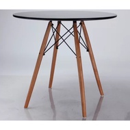 Wooden feet with imported MDF table top Tundo JNST 1542ACT 60 x 60 x 75 cm