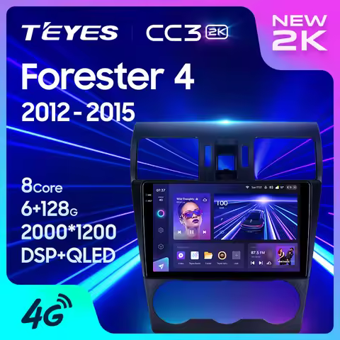 TEYES CC3 2K For Subaru Forester 4 SJ 2012 - 2015 Car Radio Multimedia Video Player Navigation stere
