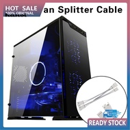 HAN_ Pwm Fan Convertor Pwm Fan Splitter Cable Pwm 4-pin Fan Splitter Cable 1 to 3 Connector for Cpu 