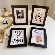 Wooden Photo Frame 5R/A4/4R with Stand - Wall Hanging Home Decor Picture Frame