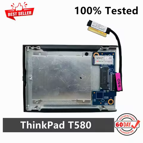 Original For ThinkPad T580 P52s HDD Bracket With Cable Sets SSD NVMe M.2 Adapter FRU 01YR466 01YR457
