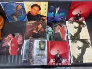 張國榮 資深榮迷一手收藏 11張親筆簽名黑膠lp  全部新淨
