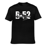 Fashion Printed B-52 Stratofortress Bomber Plane Aircraft Casual Mens Tee