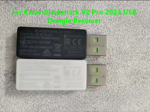 Original USB Dongle Receiver for Razer Blackshark V2 Pro 2023 Gaming Headset replacement USB Adapter